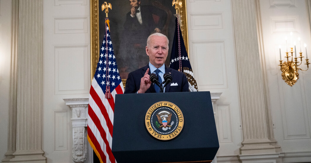 Biden Shifts Vaccination Technique in Drive to Reopen by July 4