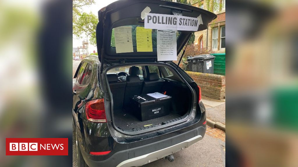 Elections 2021: Automobile boot used as polling station