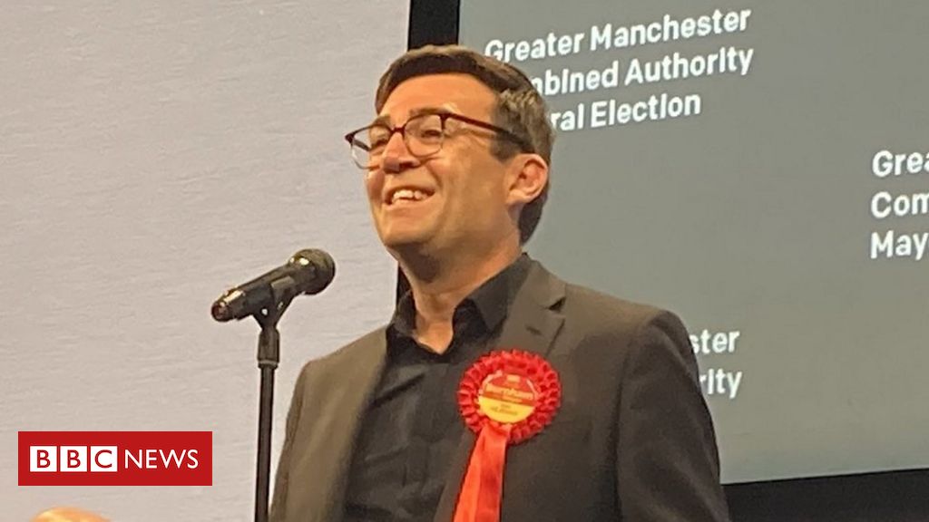 Elections outcomes 2021: Andy Burnham re-elected as Better Manchester mayor