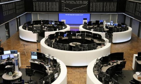 European shares flat as Richemont leap offsets UK slide