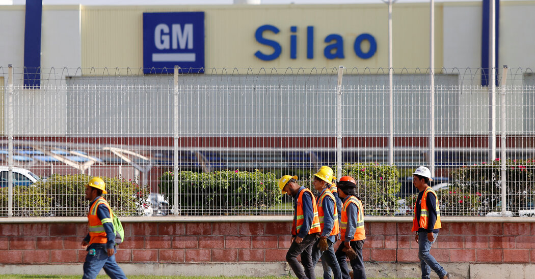 The U.S. asks Mexico to research allegations of labor violations at a G.M. facility.