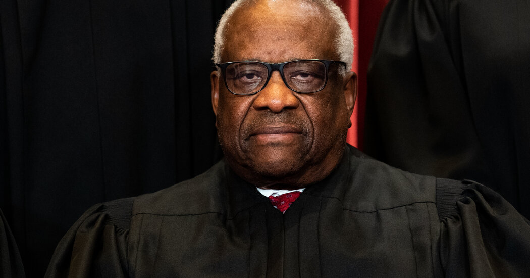 Justice Clarence Thomas, Lengthy Silent, Has Turned Talkative