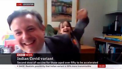 Jonathan Ashworth interrupted by daughter throughout BBC Information interview