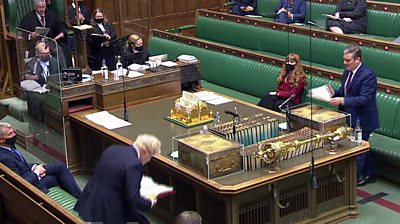 PMQs: Starmer and Johnson on amber record journey recommendation