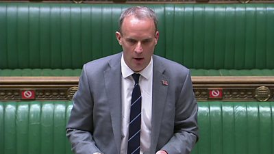Dominic Raab tells UK airways to not fly over Belarus