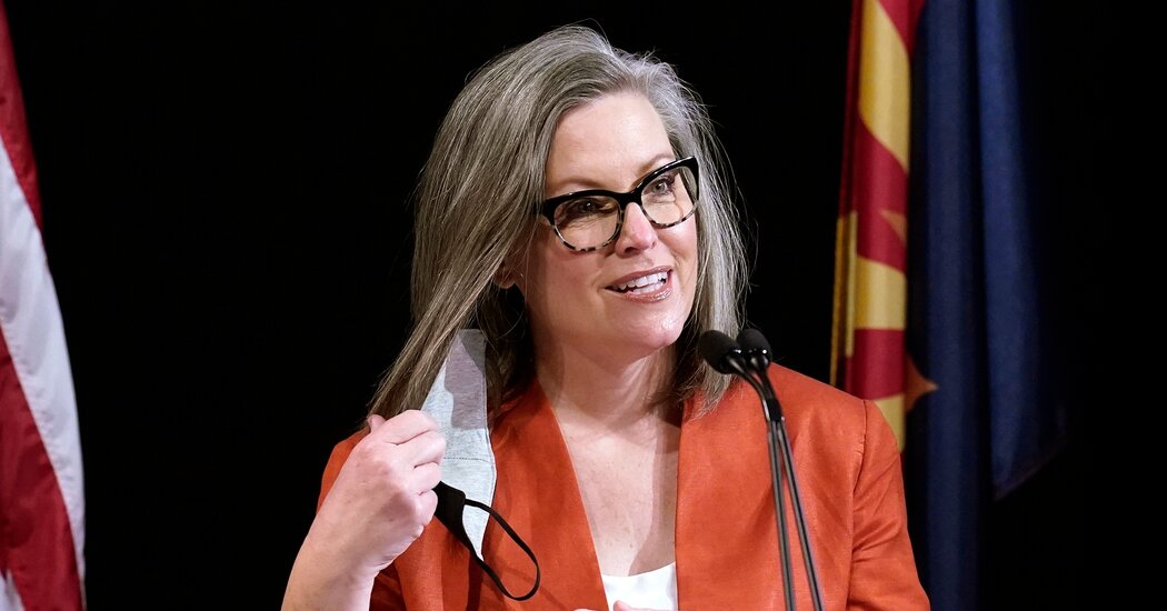Katie Hobbs, Arizona Secretary of State, Broadcasts Bid for Governor