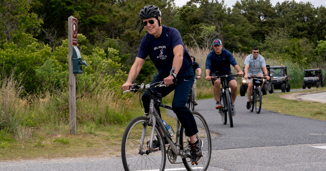 In Delaware, Biden Indulges Certainly one of His Oldest Habits: Commuting