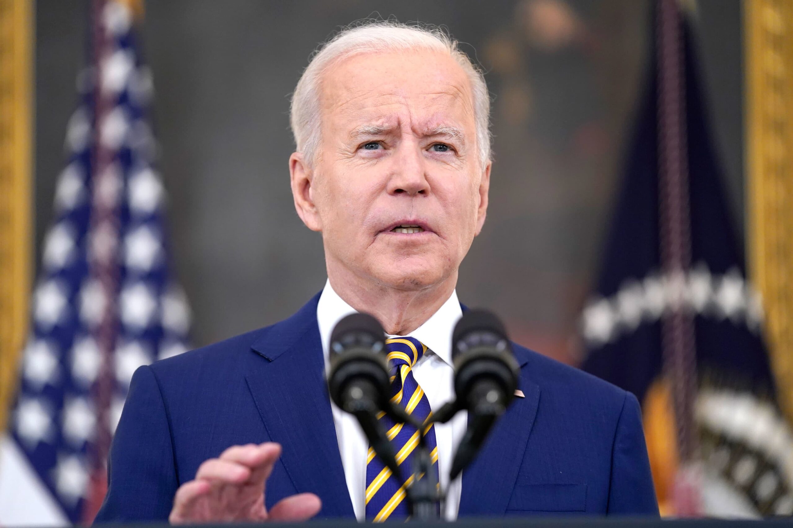 Biden says delta Covid variant is ‘notably harmful’ for younger folks