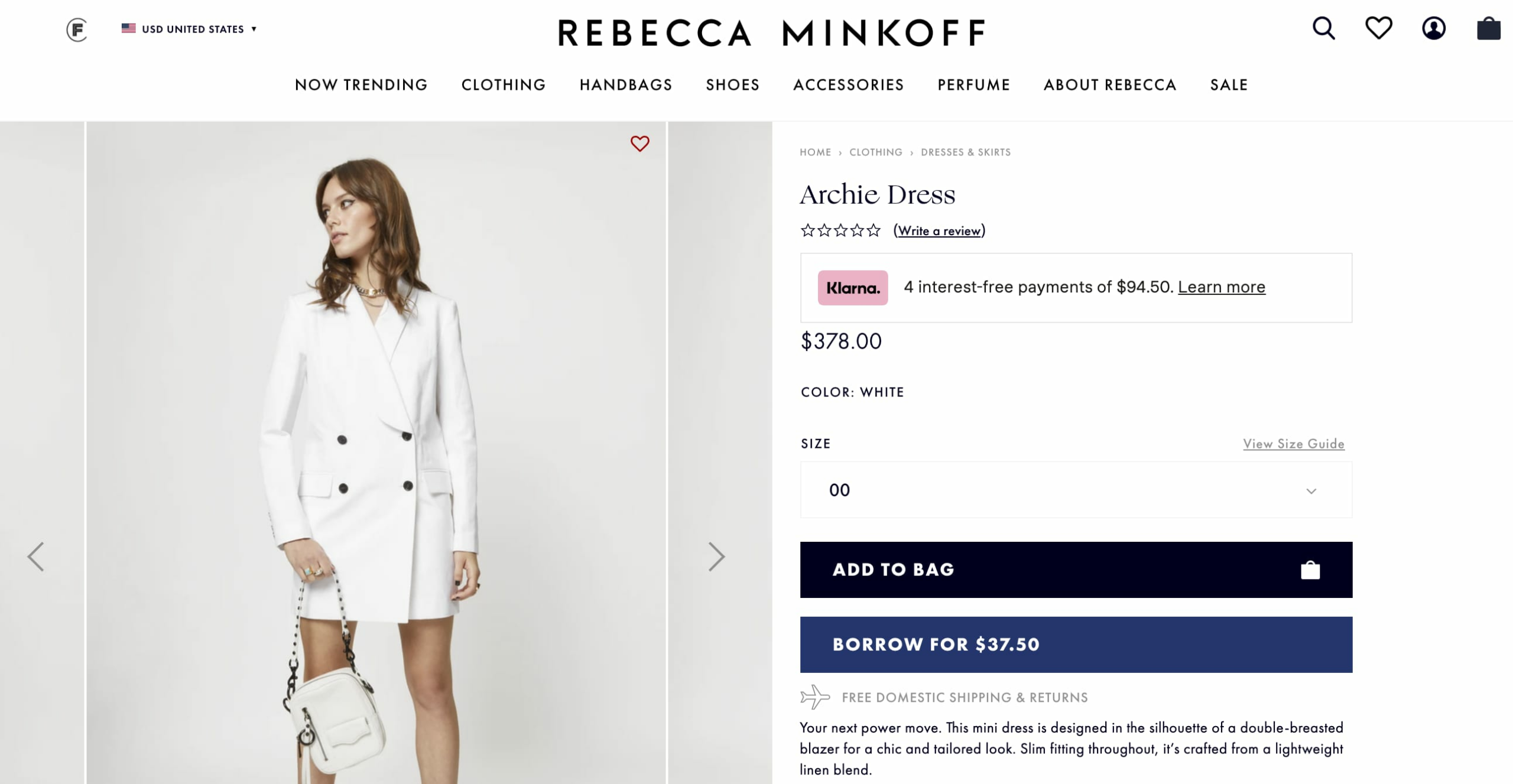 Rebecca Minkoff, retailers renting garments with no month-to-month dedication