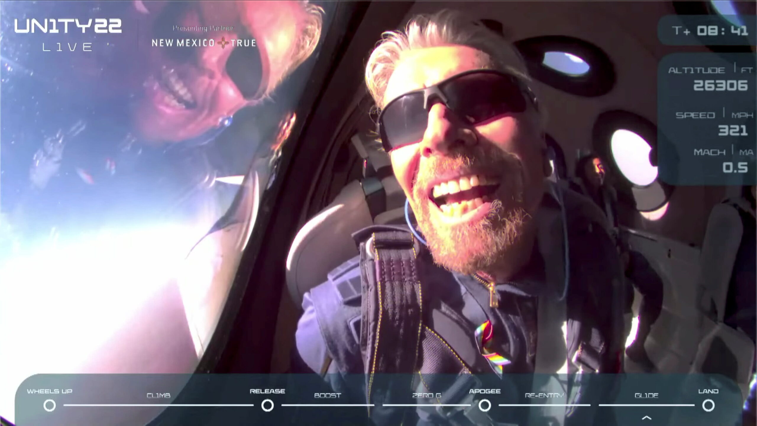 Richard Branson reaches house on Virgin Galactic flight