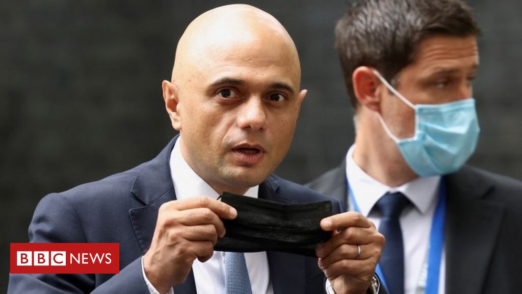 Sajid Javid apologises for 'cower' Covid comment