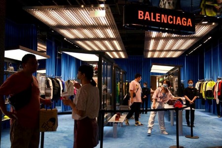 Balenciaga makes placing comeback in couture present