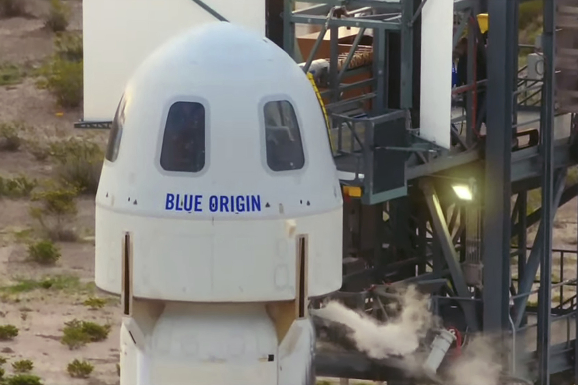 Bezos using personal rocket on firm’s 1st flight with individuals