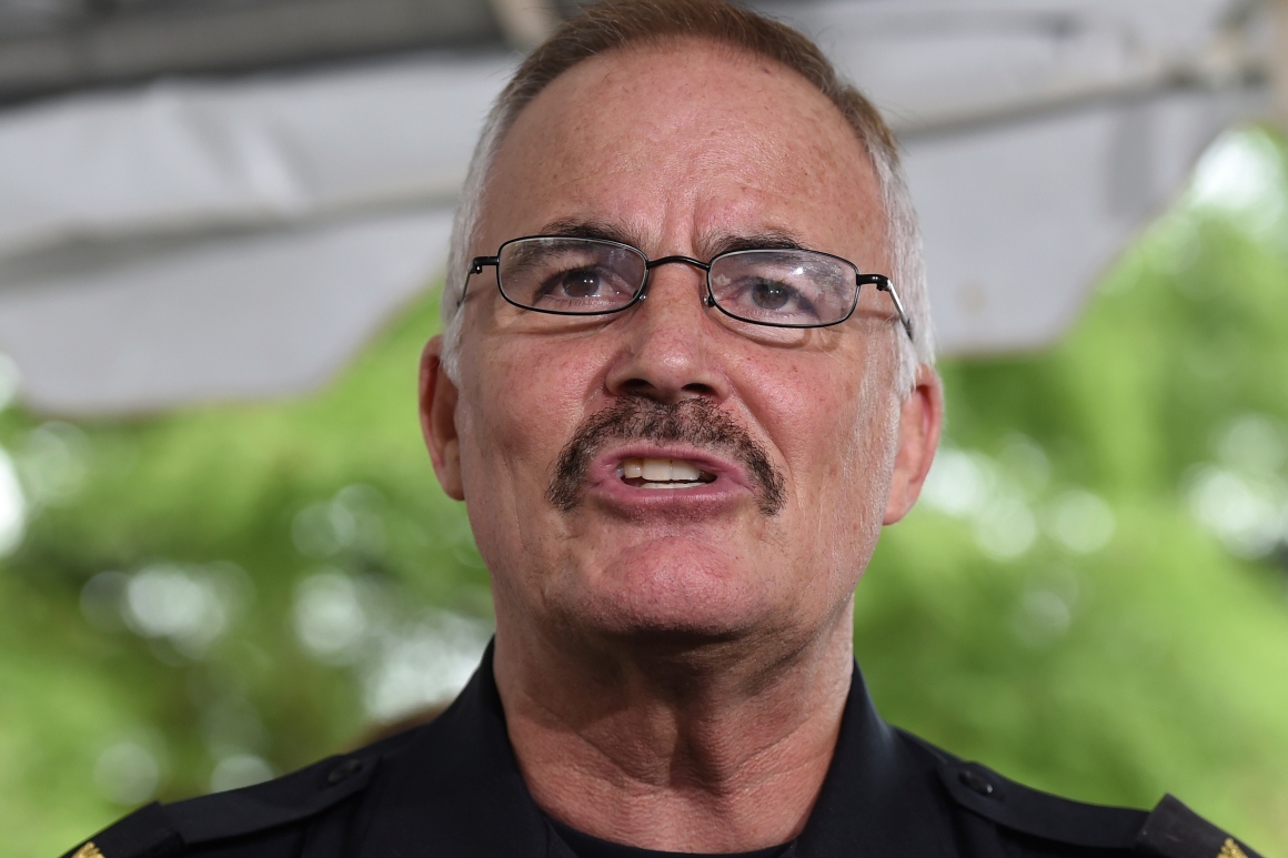 Manger is known as new chief of the U.S. Capitol Police