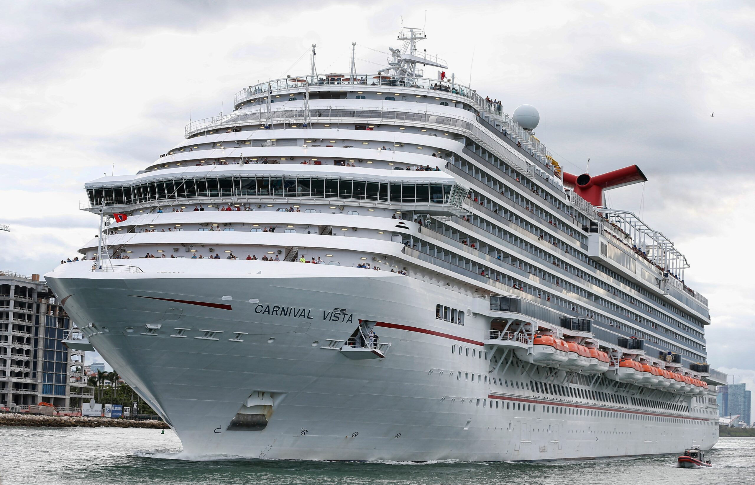 27 vaccinated individuals check optimistic for Covid on a Carnival cruise ship
