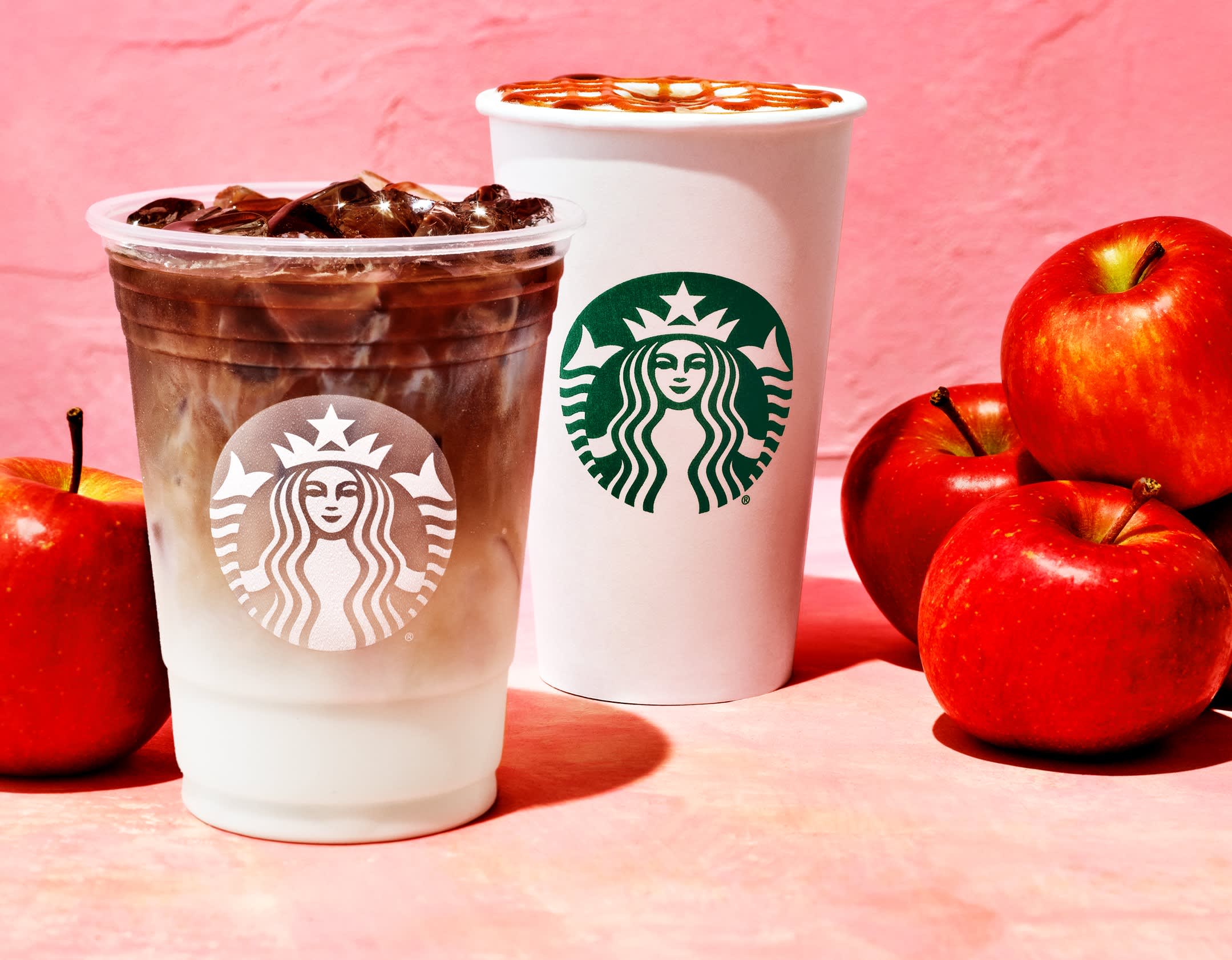 Starbucks’ new apple crisp macchiato joins pumpkin spice latte on the autumn menu
