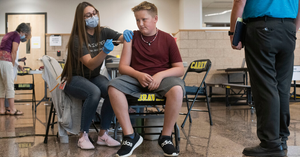 As Childhood Covid Instances Spike, College Vaccination Clinics Are Sluggish Going