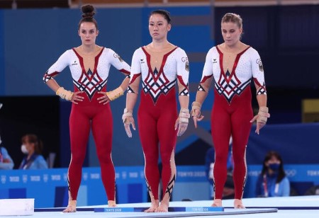 Olympics-Unitards to period-proof tights; manufacturers embrace girls’s sportswear revolution