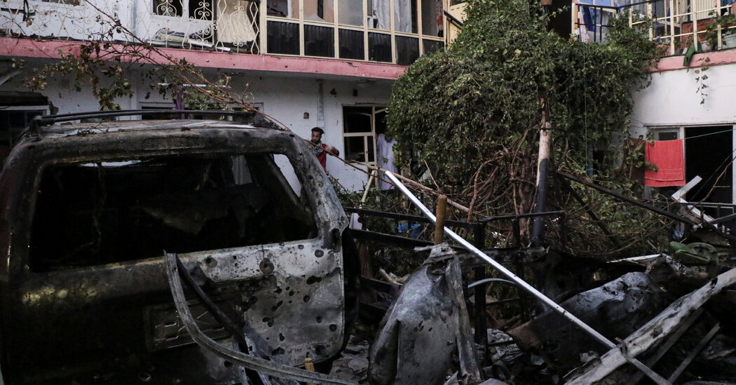 U.S. Strikes Explosive-Laden Automobile in Kabul