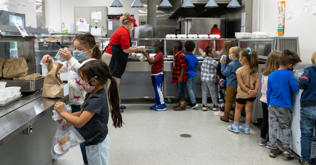 No Veggies, Few Forks: Schools Scramble to Feed Students