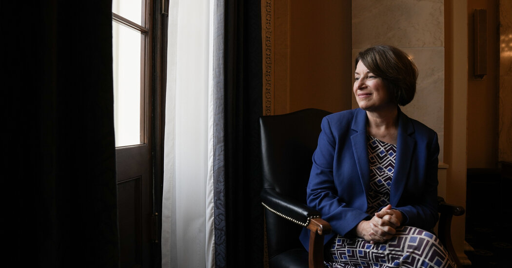 Amy Klobuchar says she was treated for breast cancer.