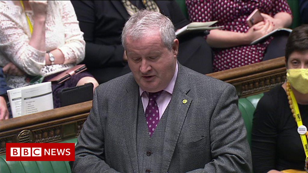 Ian Blackford challenges Johnson on inflation rate