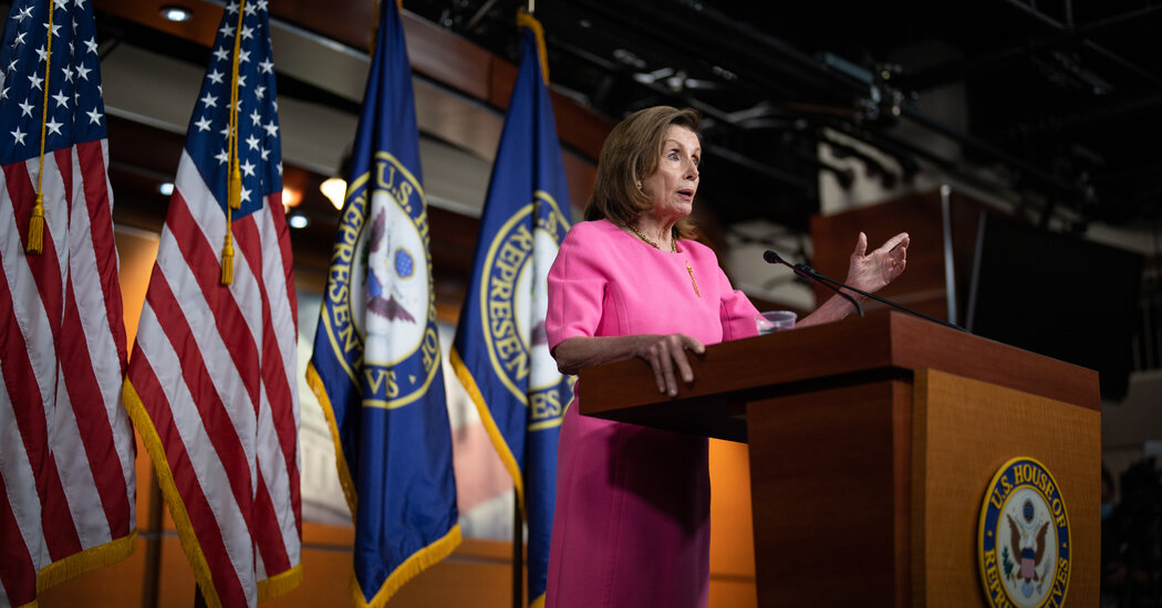 Pelosi Plans Infrastructure Vote as Safety Net Bill Remains Mired in Rifts