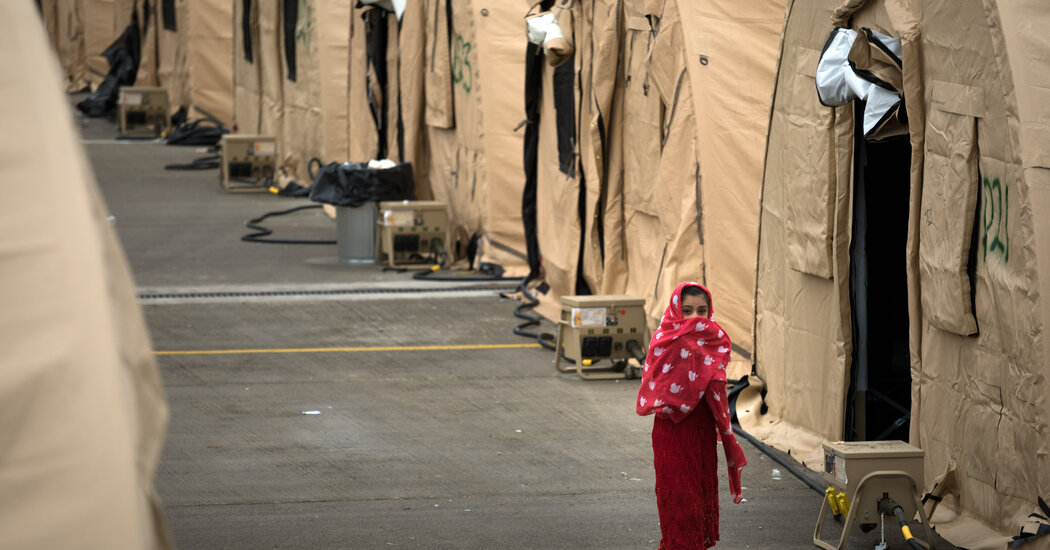 Thousands of Afghans on American Military Bases Await Resettlement
