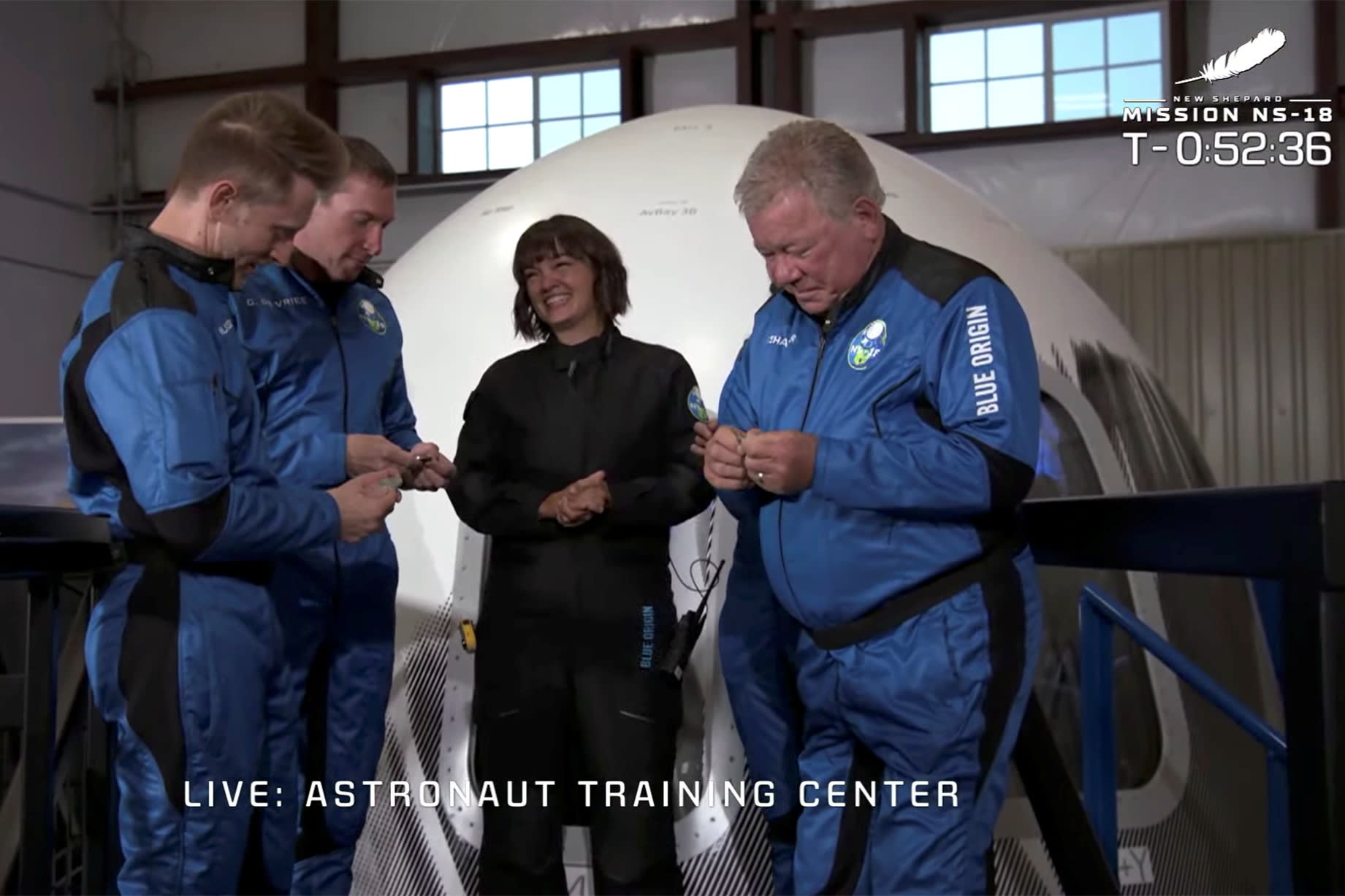 Watch William Shatner go to space with Jeff Bezos’ Blue Origin