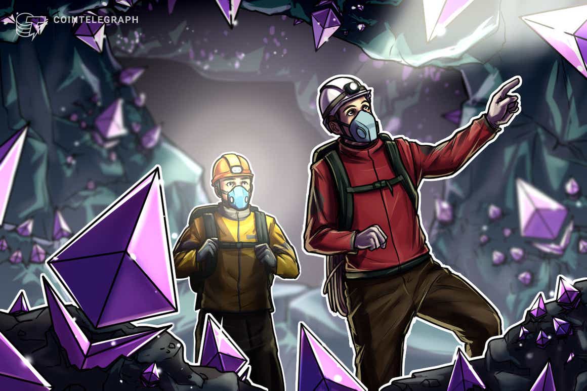 Amount of ETH held by miners reaches highest level since 2016