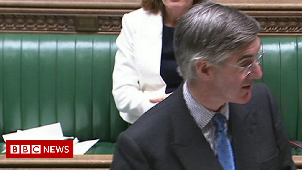 Masks in Commons: Jacob Rees-Mogg and Pete Wishart
