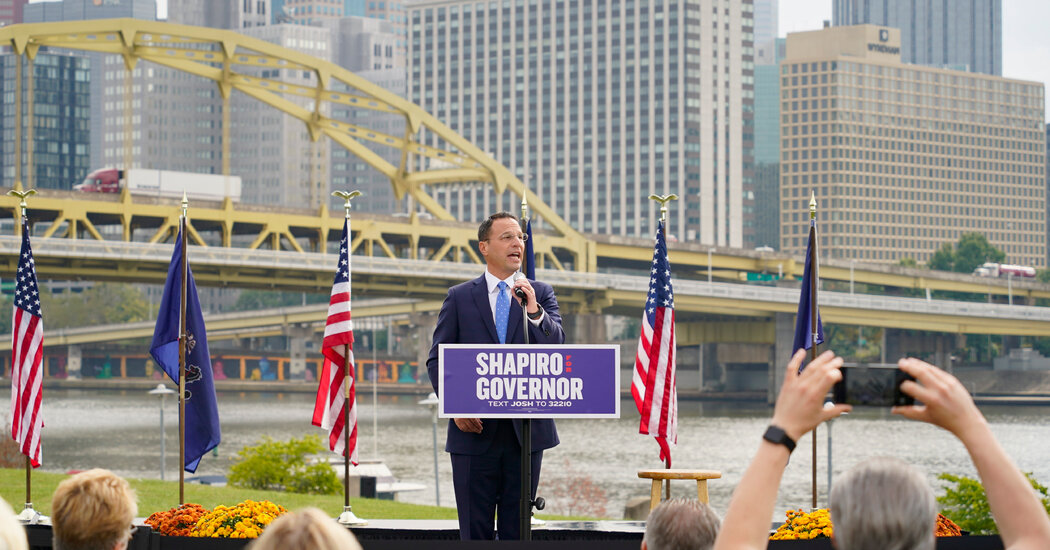Josh Shapiro, Running for Pennsylvania Governor, Focuses on Voting Rights