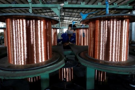 METALS-London copper surpasses $10,000/T, set for best week since 2016