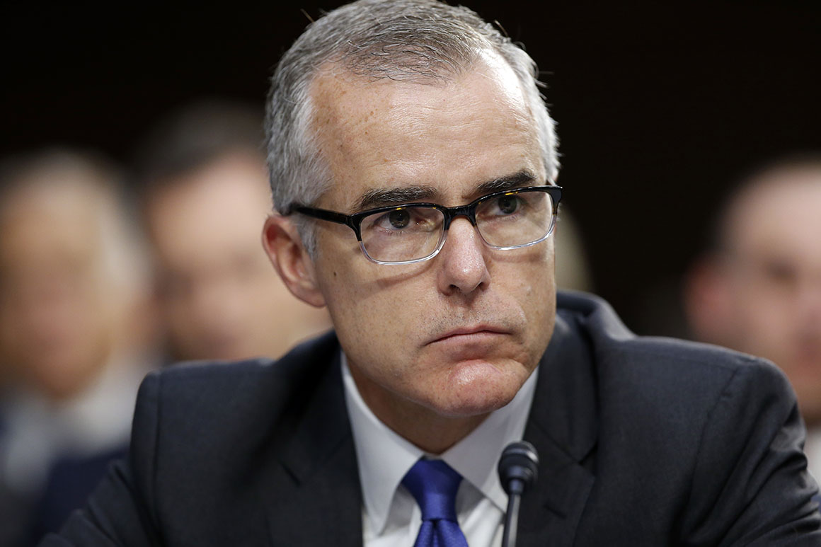 ‘I don’t feel free’: McCabe expects to remain Trump target after winning back pension