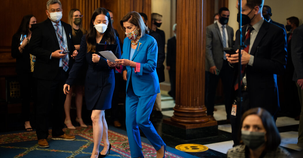 Pelosi Hunts for Infrastructure Votes as Democrats Feud Over Agenda