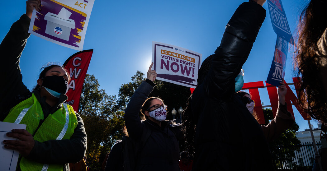 Republicans Block a Second Voting Rights Bill in the Senate