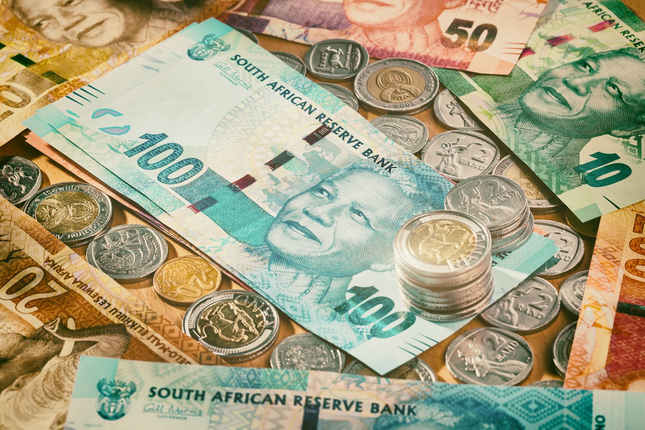 South African rand takes hit on new Covid fears, variant