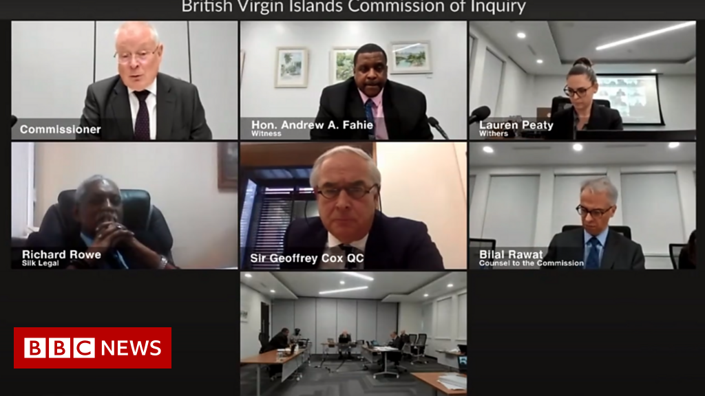 Video shows Sir Geoffrey Cox’s work for British Virgin Islands