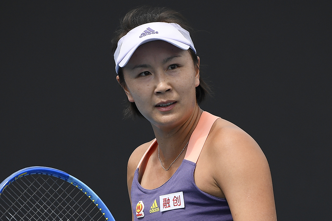 Olympic officials: Chinese tennis star Peng says she is safe