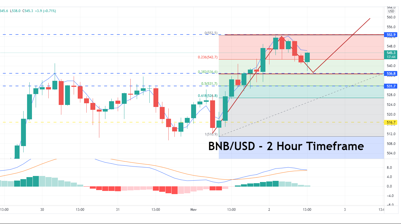 Binance Cash Completes 38.2% Fibonacci Correction – Capture a Pullback