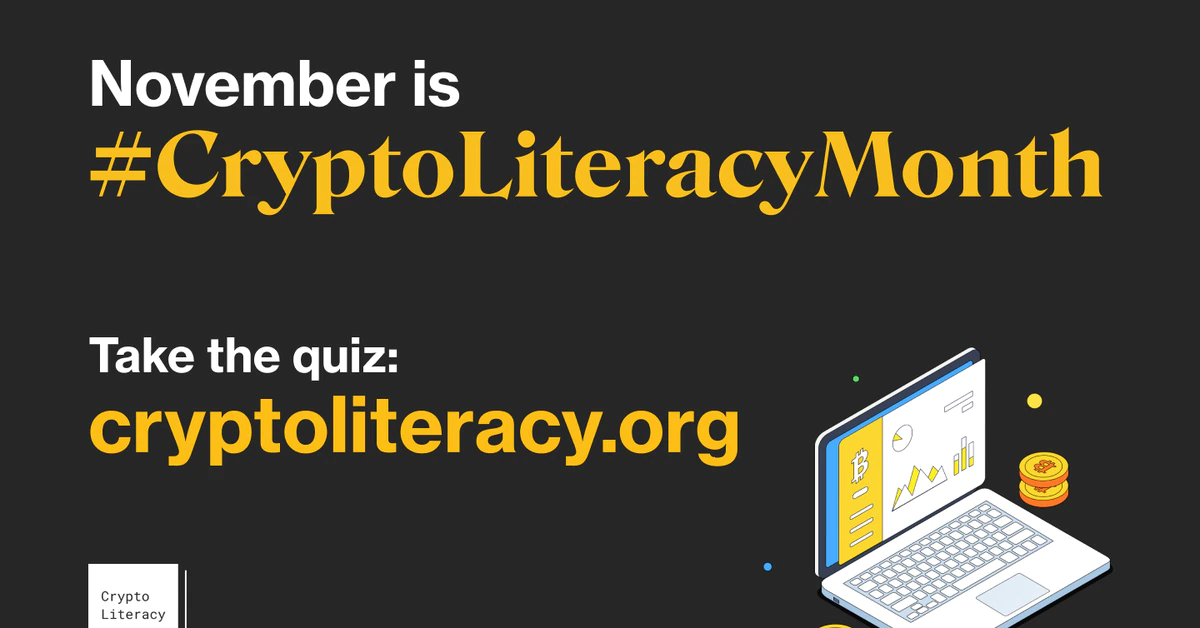 Crypto Literacy Month Is Here