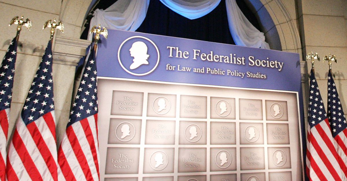 The Federalist Society loses its mind over “woke” corporations