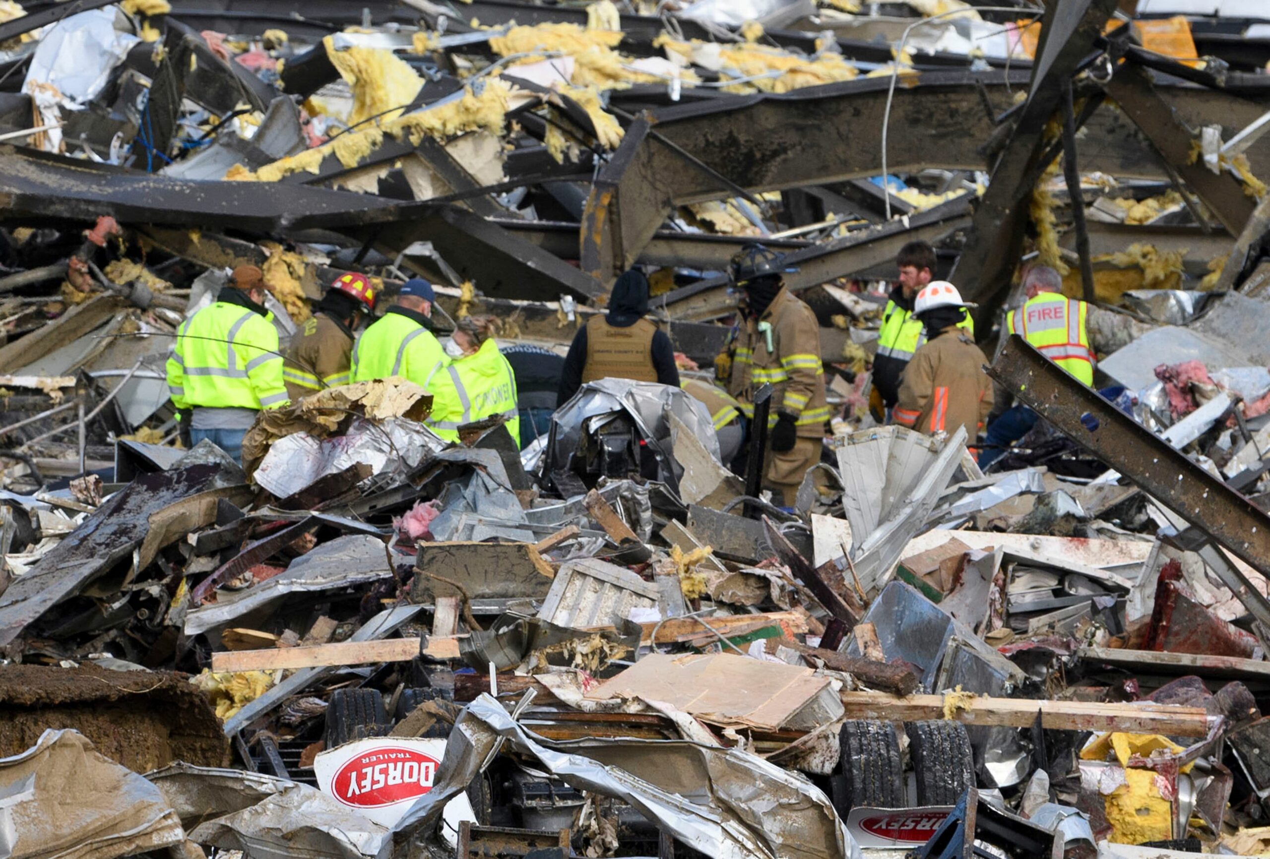 More than 100 still missing after Kentucky tornadoes; death toll stands at 74