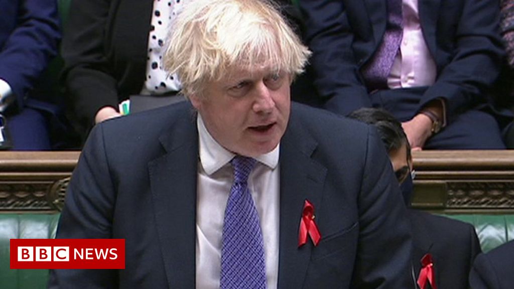 PMQs: Johnson quizzed over lockdown Christmas party claim