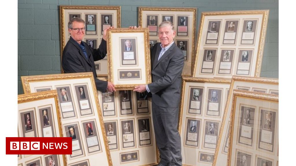 Collection of prime minsters' signatures sells for £16k
