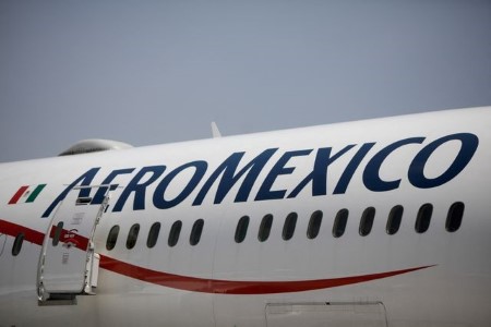 Aeromexico shares fall in volatile trading