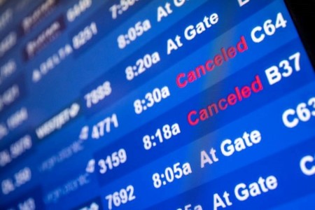 Omicron-induced staff shortages and snow hobble U.S. air travel