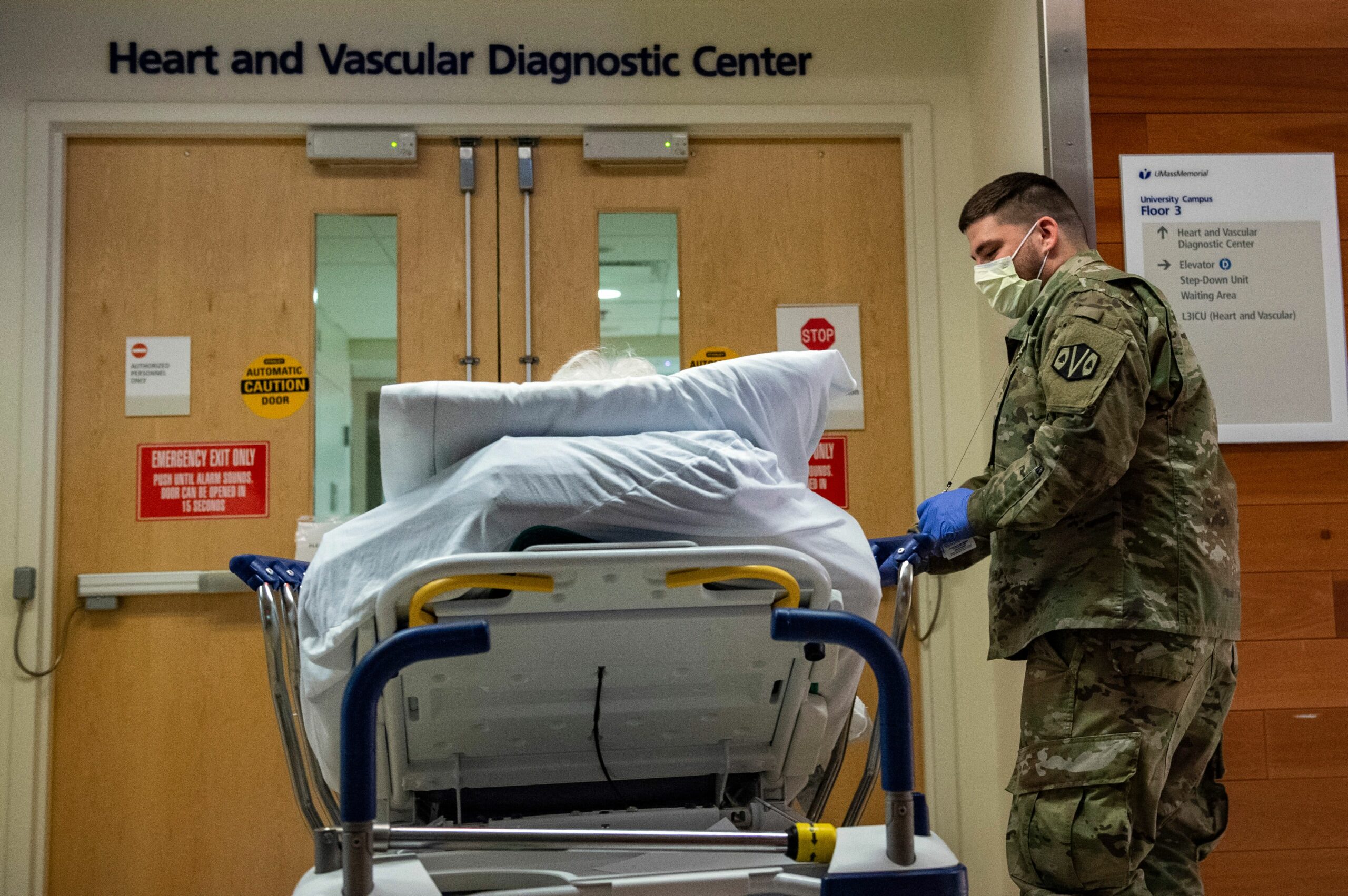 Biden deploys military medical personnel to hospitals in six states
