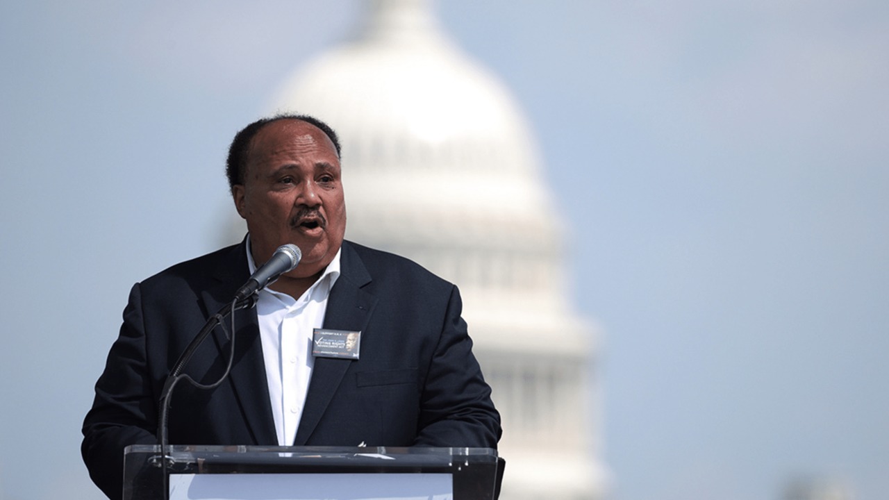 King family: ‘Difficult decision’ to attend Biden’s voting rights speech