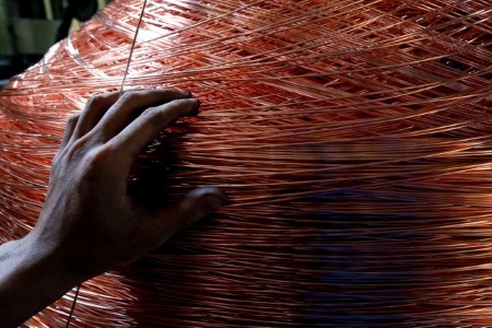 METALS-Copper rebounds from three-week low; set for monthly loss